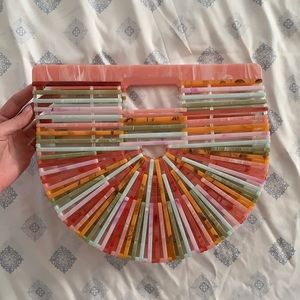 cute colorful trendy purse